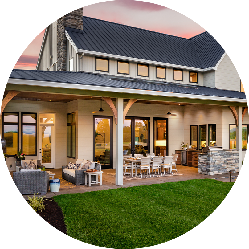 Rural ranch home